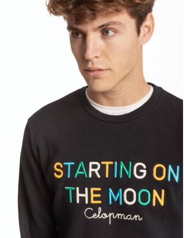 SUDADERA BORDADO MOON