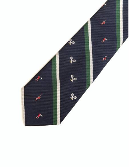 CORBATA RAYAS Y BORDADO