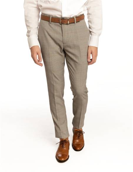 PANTALÓN TRAJE CUADROS