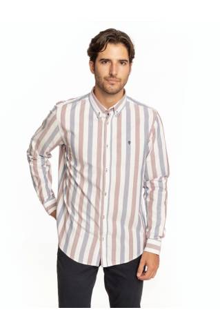 CAMISA OXFORD RAYA BICOLOR