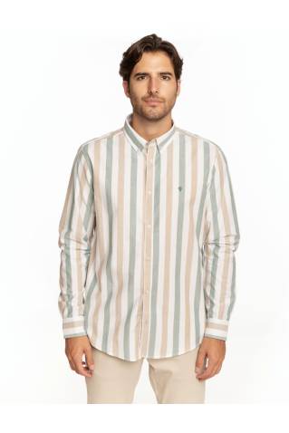 CAMISA OXFORD RAYA BICOLOR