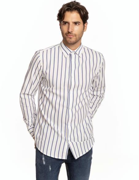 CAMISA BROCADO RAYA