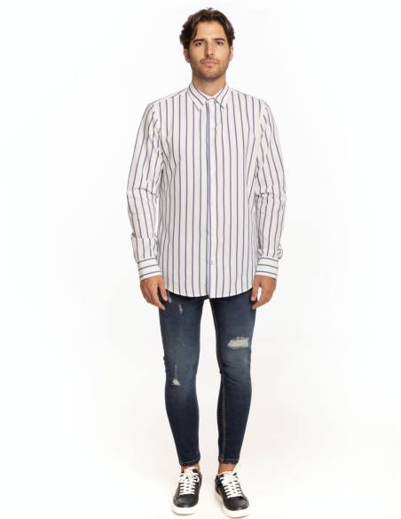 CAMISA BROCADO RAYA