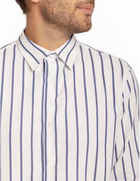 CAMISA BROCADO RAYA