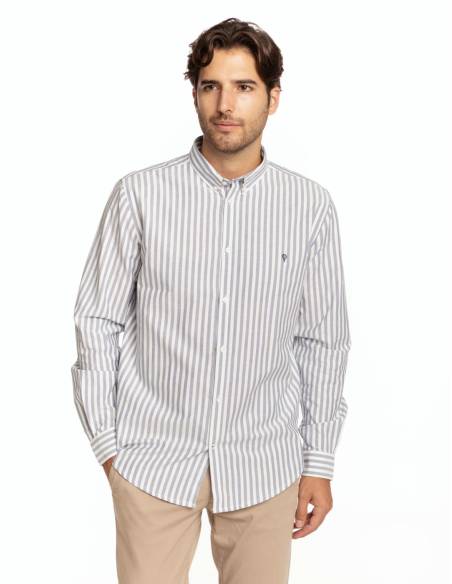 CAMISA OXFORD RAYA MEDIA