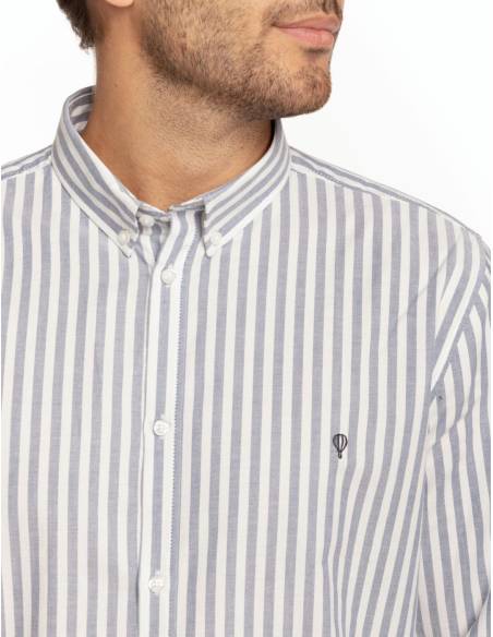 CAMISA OXFORD RAYA MEDIA