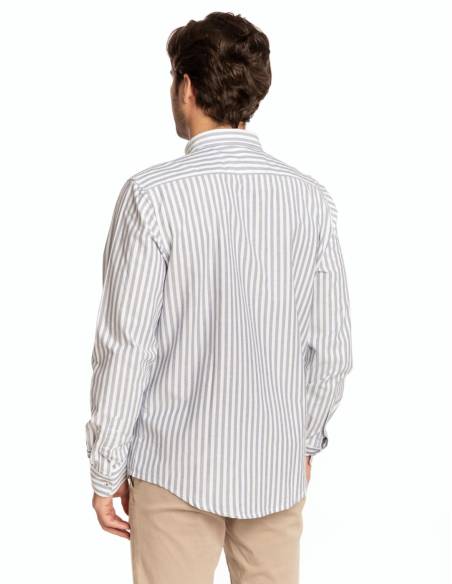 CAMISA OXFORD RAYA MEDIA