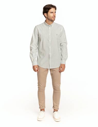 CAMISA OXFORD RAYA MEDIA