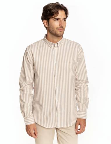 CAMISA OXFORD RAYA MEDIA