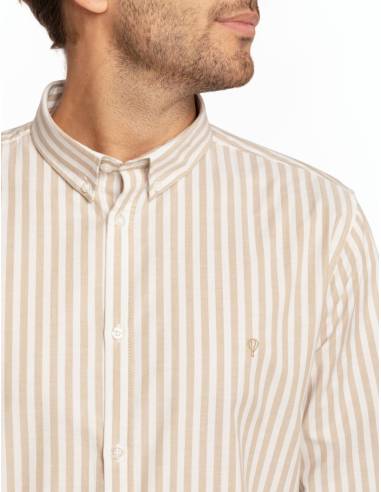 CAMISA OXFORD RAYA MEDIA