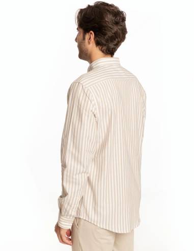 CAMISA OXFORD RAYA MEDIA