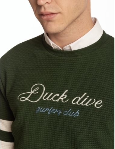 SUDADERA CORTES Y BORDADO