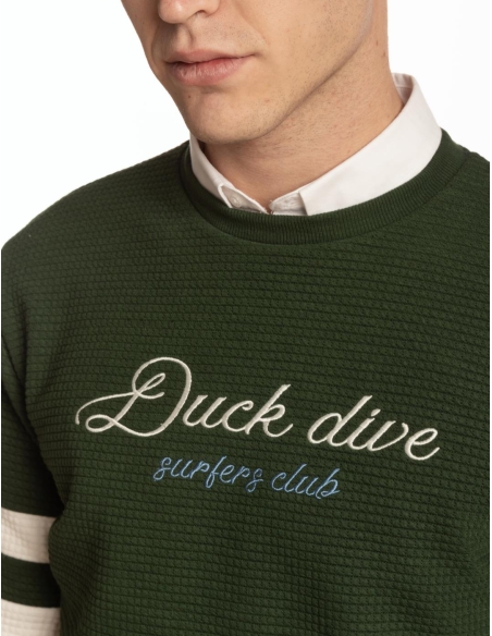 SUDADERA CORTES Y BORDADO