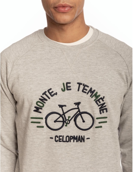 SUDADERA BORDADA BICICLETA