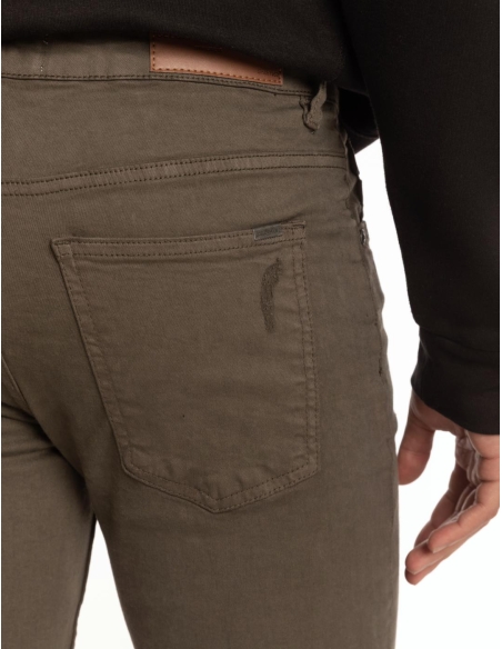 PANTALÓN 5 BOLSILLOS SKINNY BASIC ROTOS