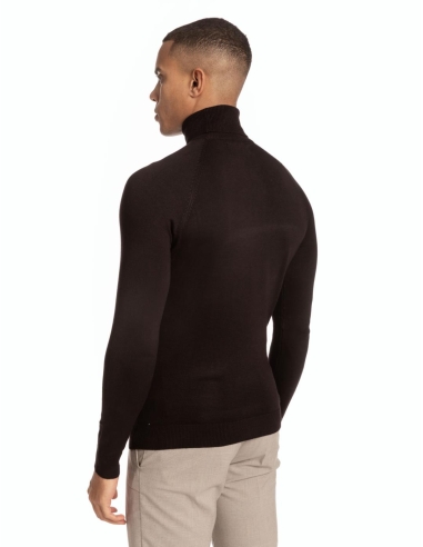 SUÉTER CUELLO VUELTO BÁSICO