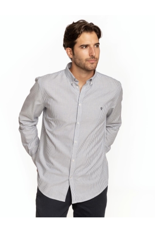 CAMISA BOTÓN OXFORD MINIRAYA