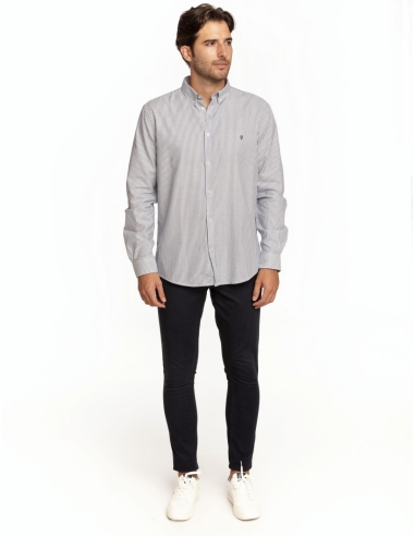 CAMISA BOTÓN OXFORD MINIRAYA