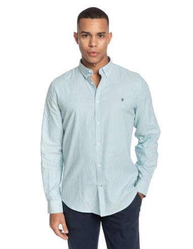 CAMISA BOTÓN OXFORD MINIRAYA