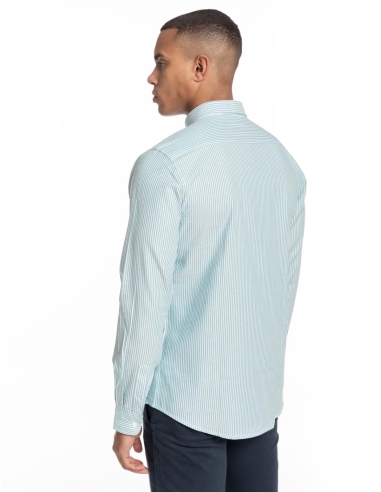 CAMISA BOTÓN OXFORD MINIRAYA