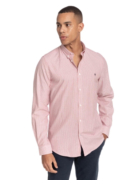CAMISA BOTÓN OXFORD MINIRAYA