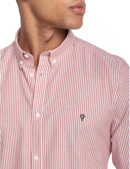 CAMISA BOTÓN OXFORD MINIRAYA