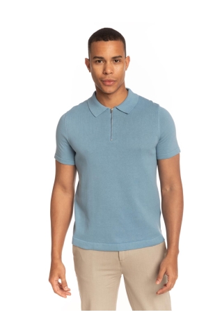 POLO TRICOT CREMALLERA