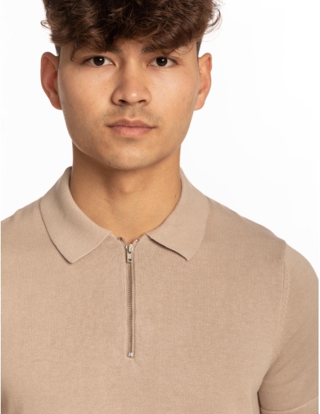 POLO TRICOT CREMALLERA