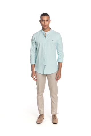 CAMISA CUELLO MAO OXFORD 2