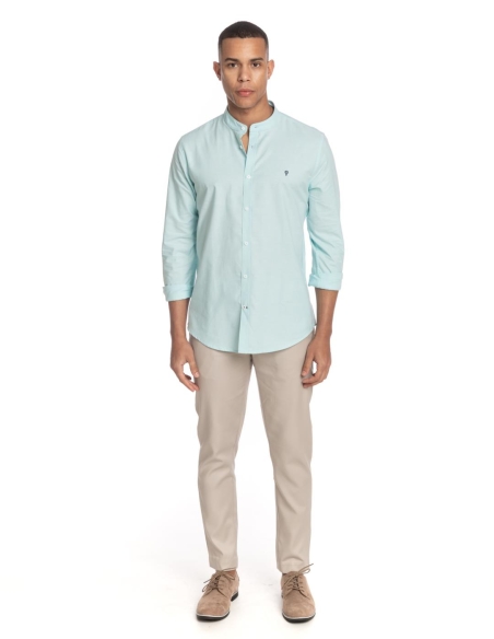 CAMISA CUELLO MAO OXFORD