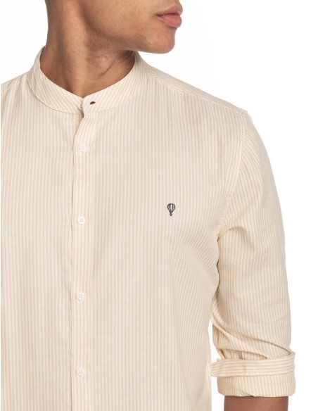 CAMISA CUELLO MAO OXFORD MINIRAYA