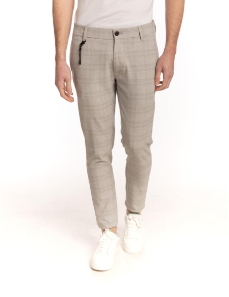 PANTALÓN SUPER SKINNY CUADRO