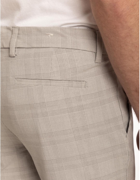 PANTALÓN SUPER SKINNY CUADRO