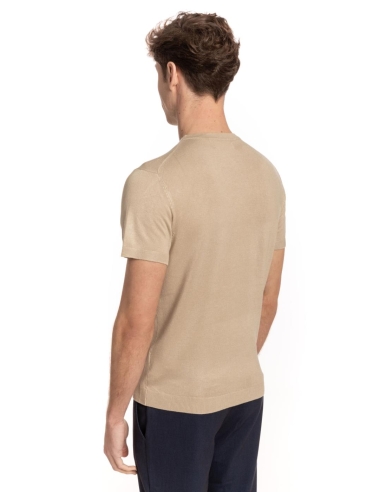 CAMISETA CUELLO CAJA TRICOT