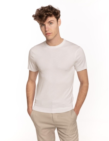 CAMISETA CUELLO CAJA TRICOT