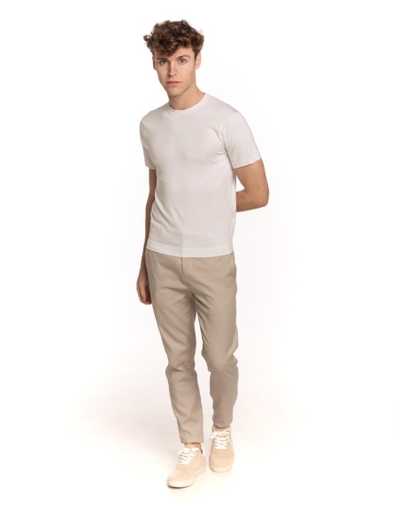 CAMISETA CUELLO CAJA TRICOT