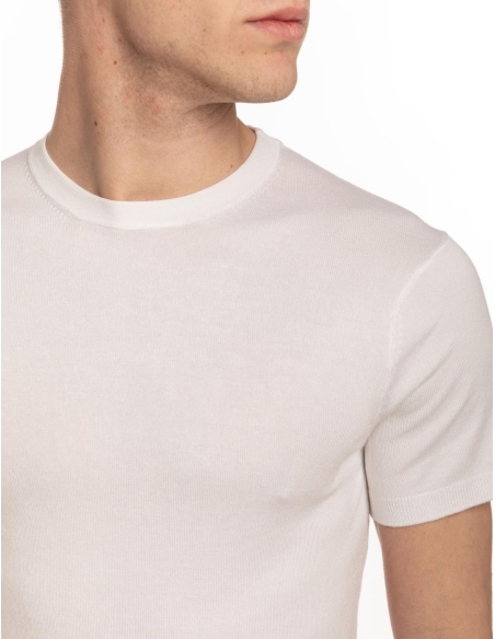 CAMISETA CUELLO CAJA TRICOT