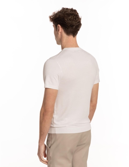 CAMISETA CUELLO CAJA TRICOT