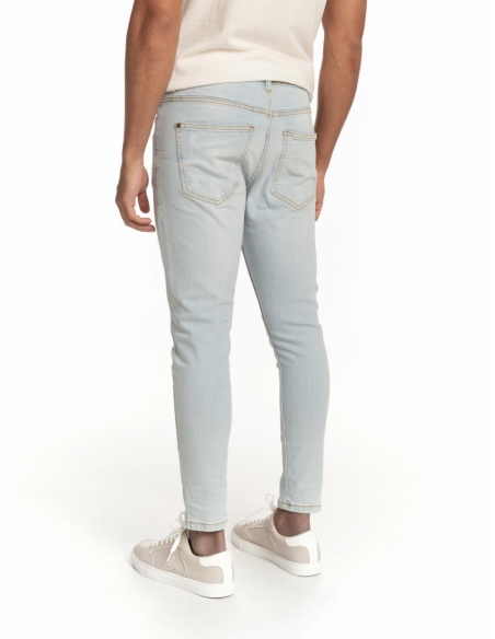 JEANS SKINNY CROPPED ROTOS