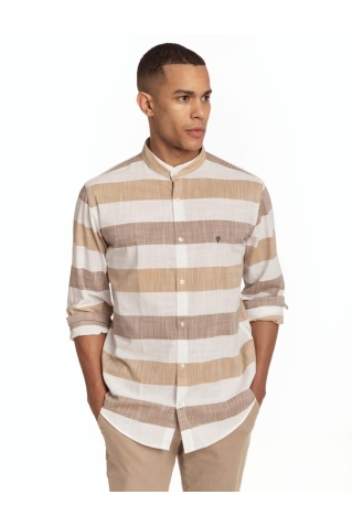 CAMISA CUELLO MAO RAYAS