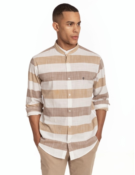 CAMISA CUELLO MAO RAYAS